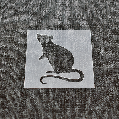 Rat - Reusable Halloween Stencil