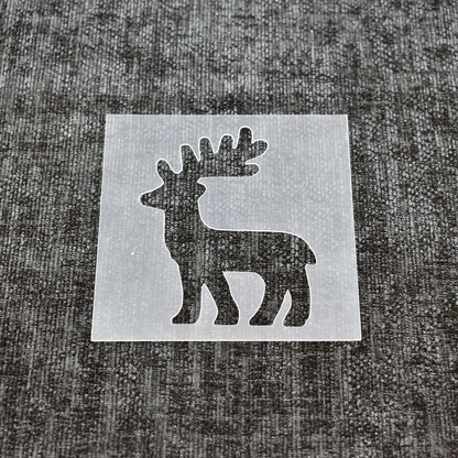 Reindeer 1 - Reusable Christmas Stencil