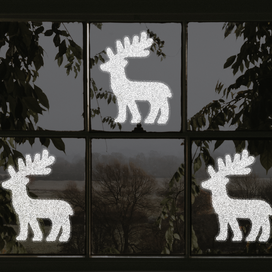 Reindeer 1 - Reusable Christmas Stencil