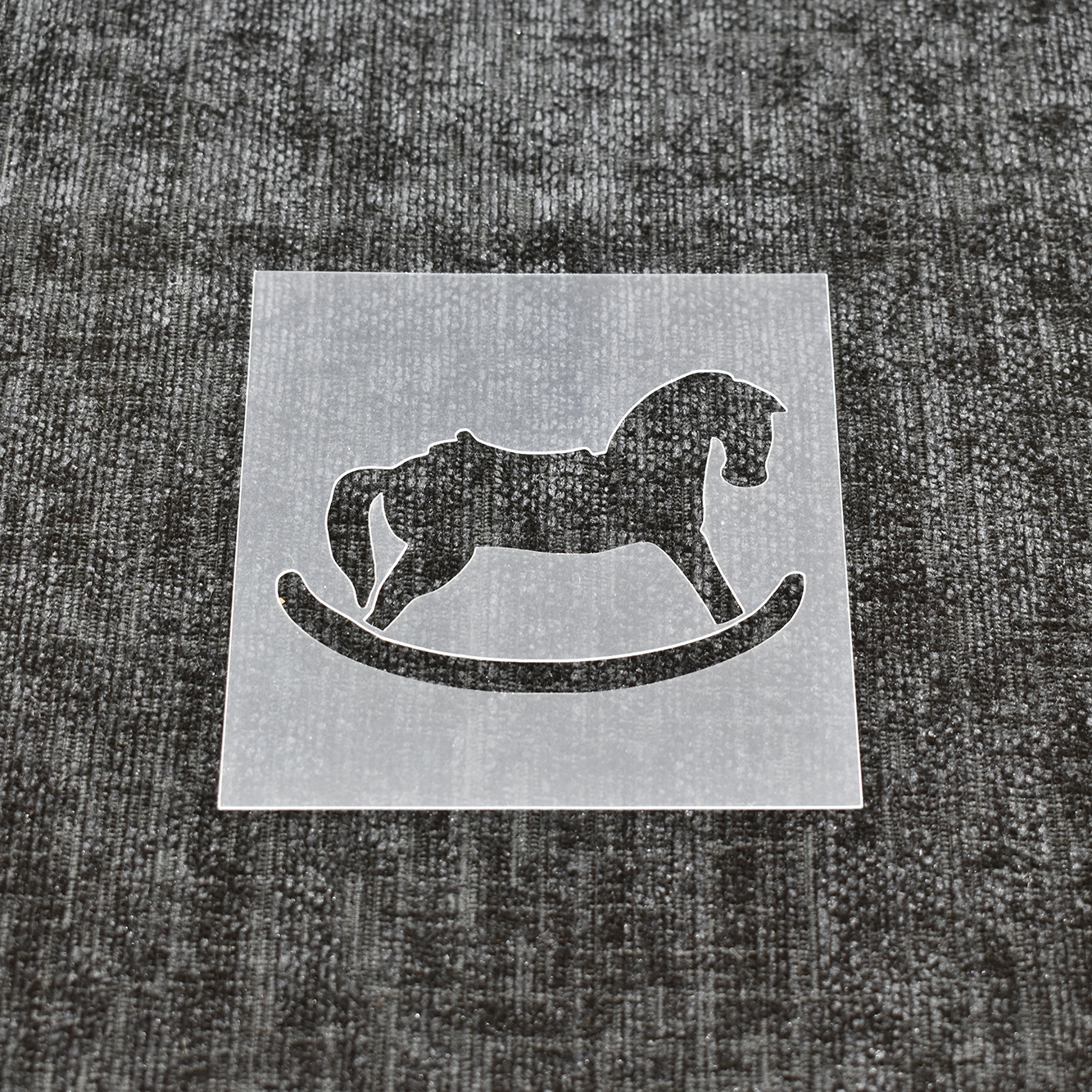 Rocking Horse - Reusable Christmas Stencil