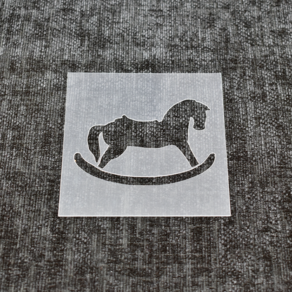 Rocking Horse - Reusable Christmas Stencil