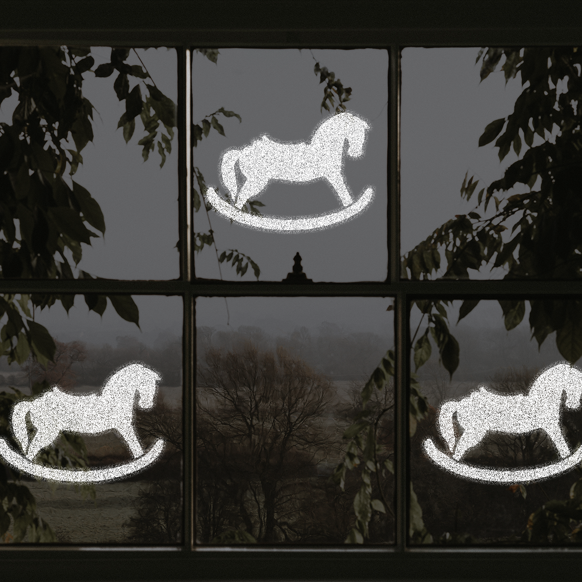 Rocking Horse - Reusable Christmas Stencil