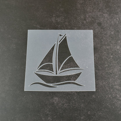 Sailboat Stencil