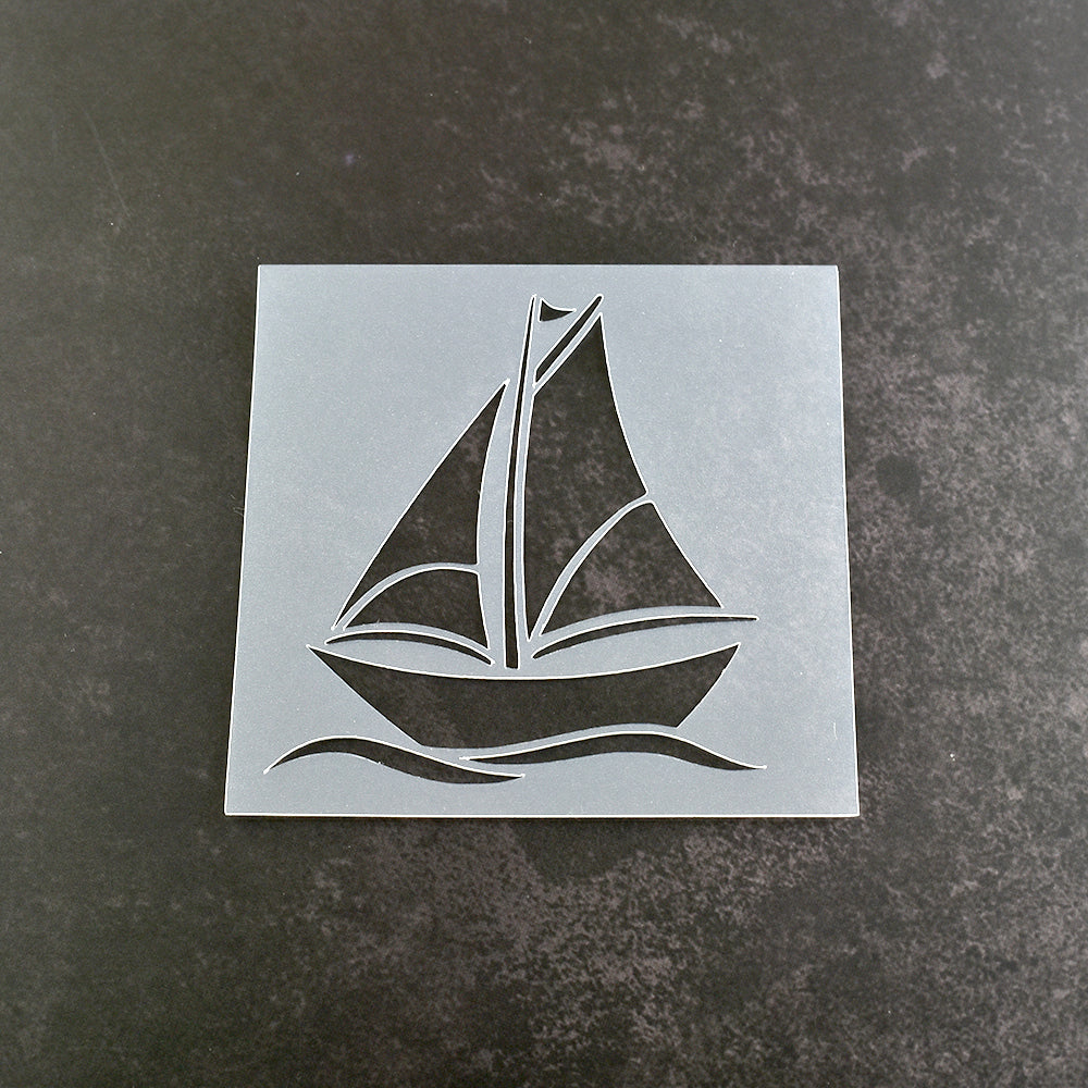 Sailboat Stencil