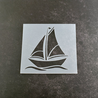 Sailboat Stencil