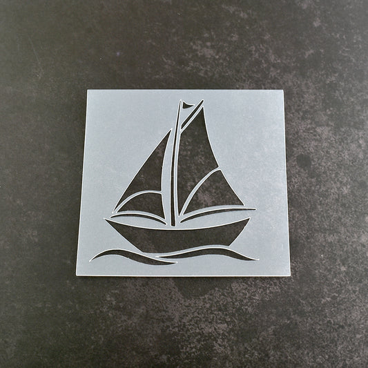 Sailboat Stencil