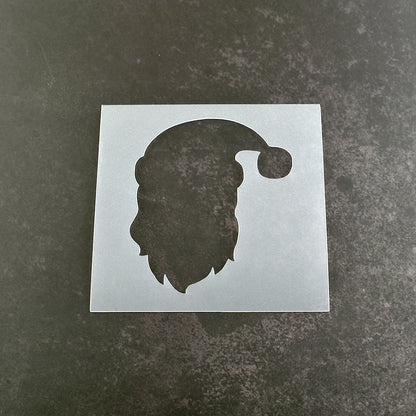 Santa Claus Head Stencil