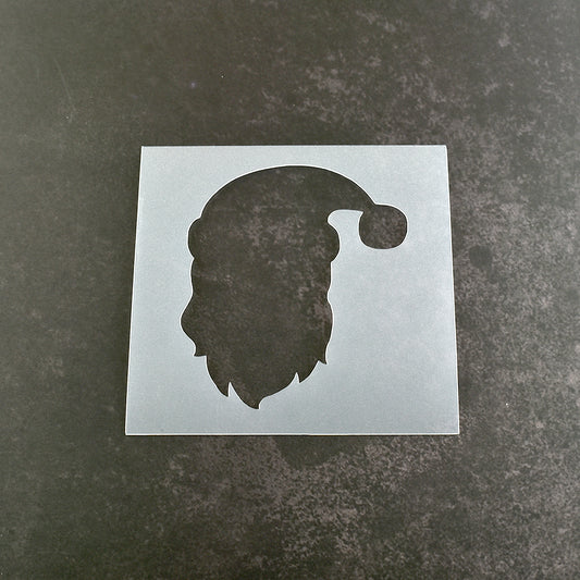 Santa Claus Head Stencil
