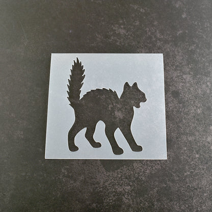Scared Cat Stencil