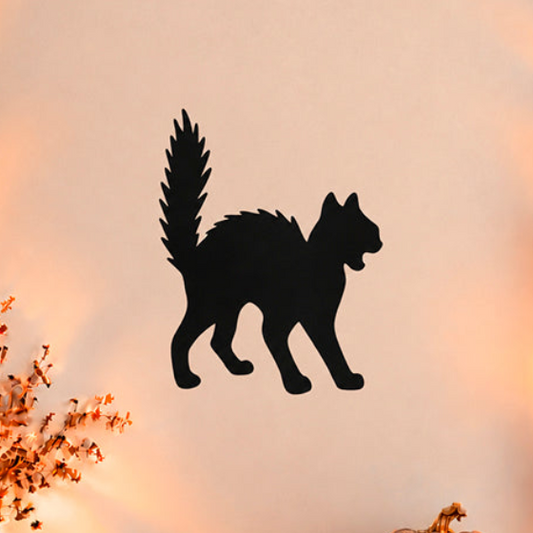 Scared Cat Stencil