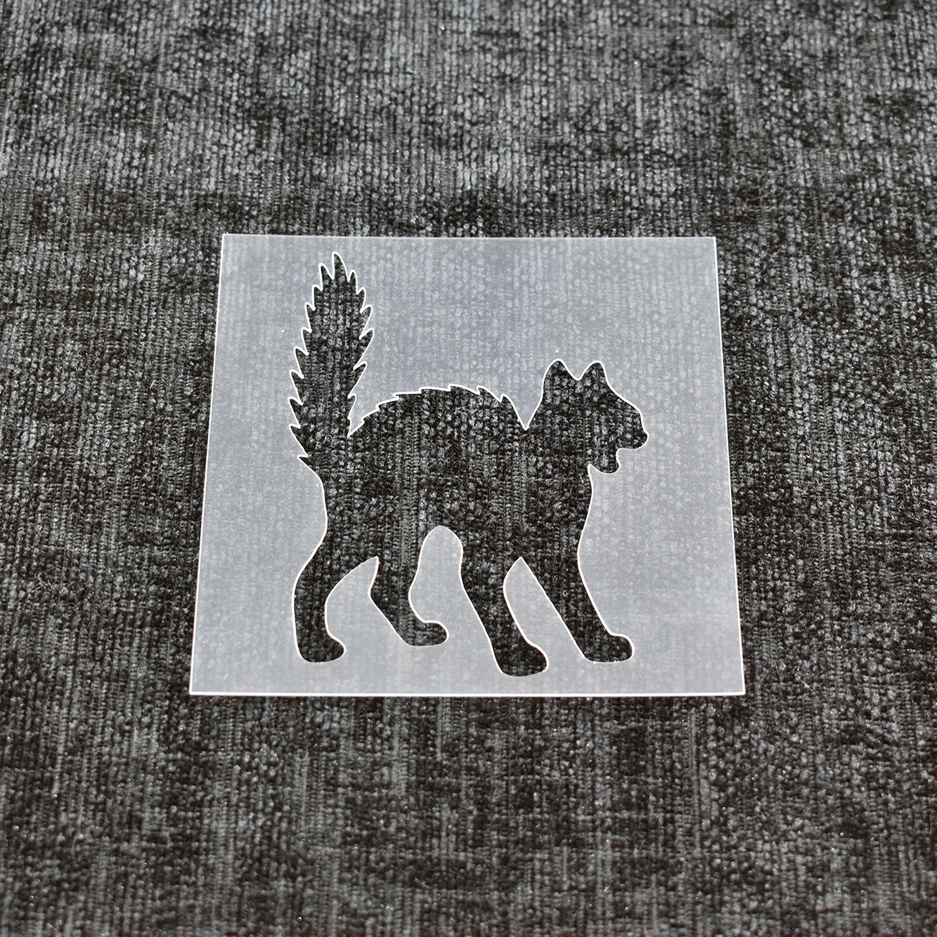 Scared Cat Stencil