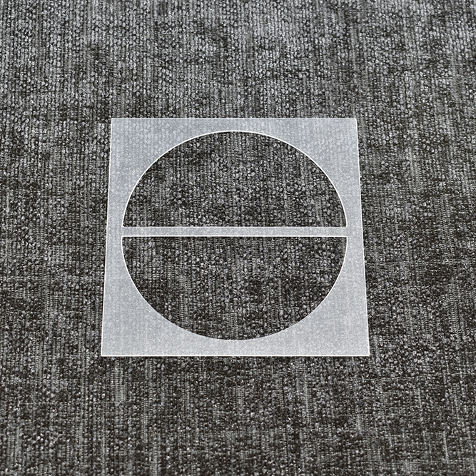 Semi Circle - Reusable Shape Stencil