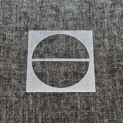 Semi Circle Stencil