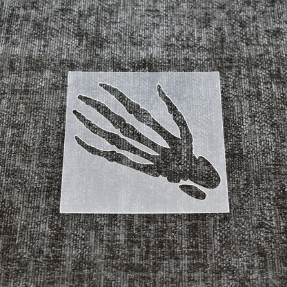 Skeleton Hand Stencil