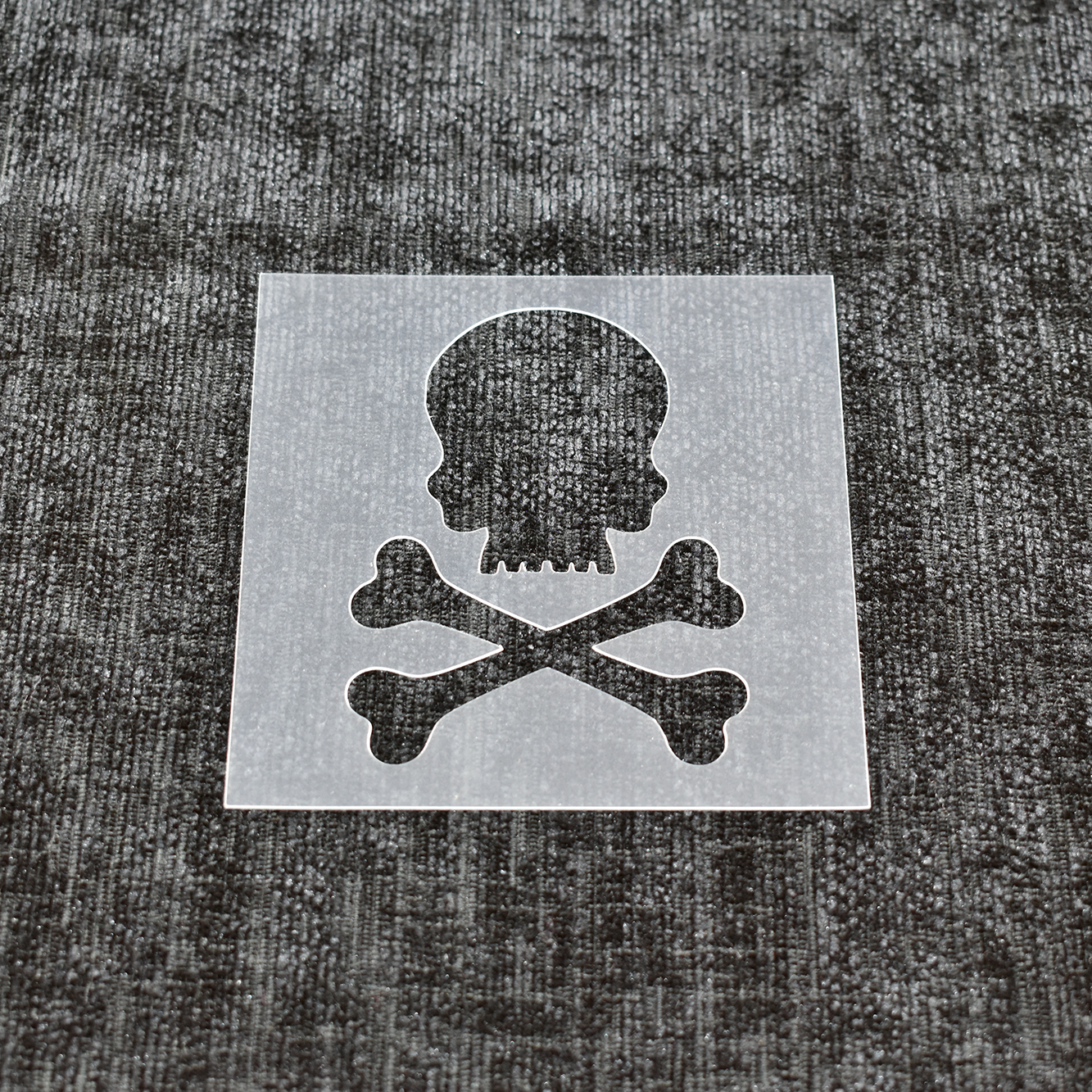 Skull and Crossbones Stencil - Design 1