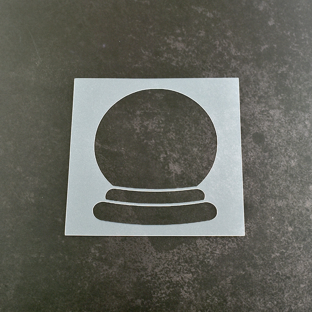 Snow Globe Stencil