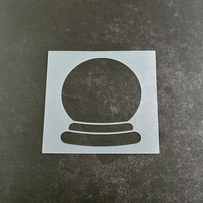 Snow Globe Stencil