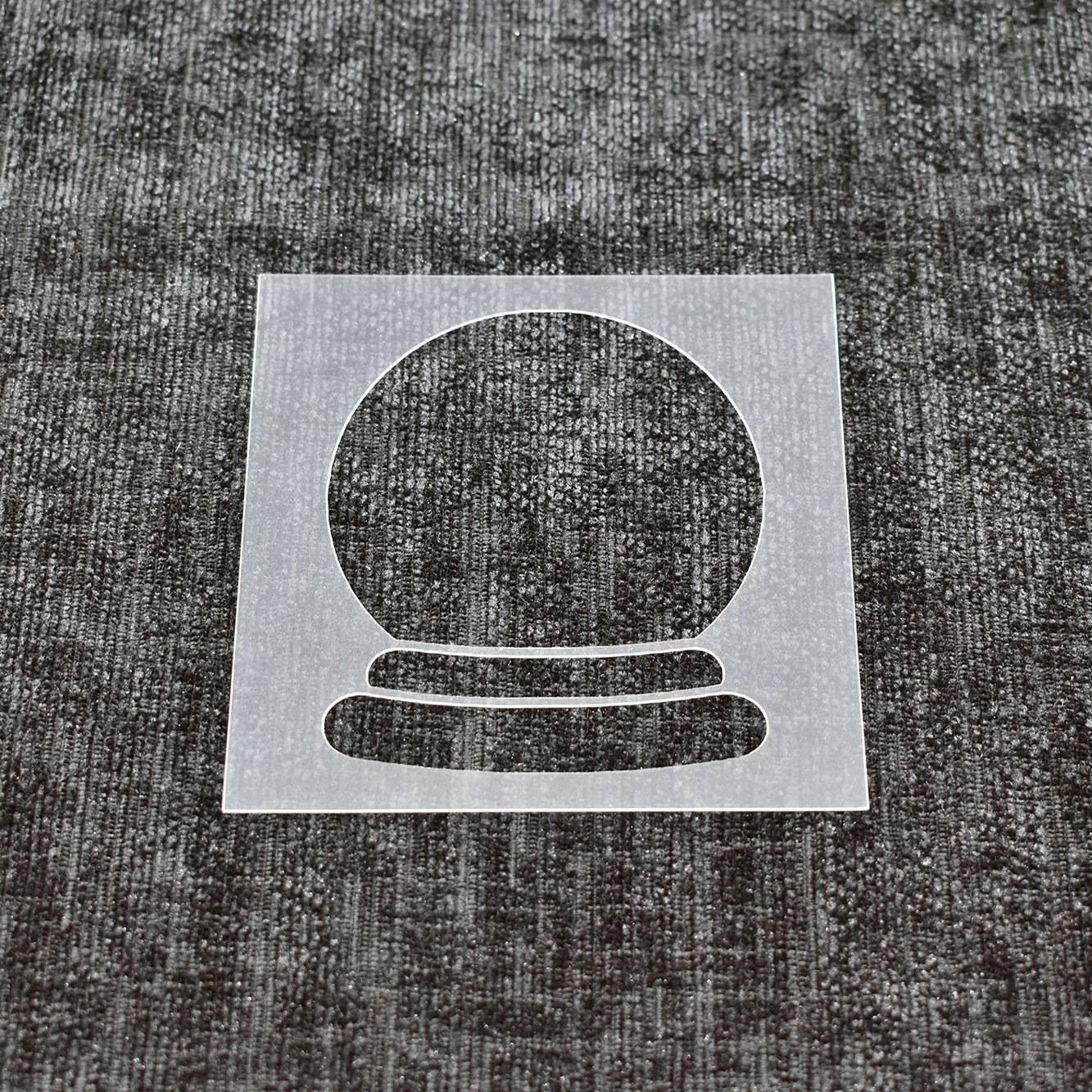 Snow Globe Stencil