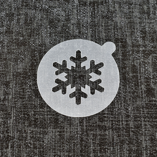 Snowflake 1 - Reusable Coffee Stencil