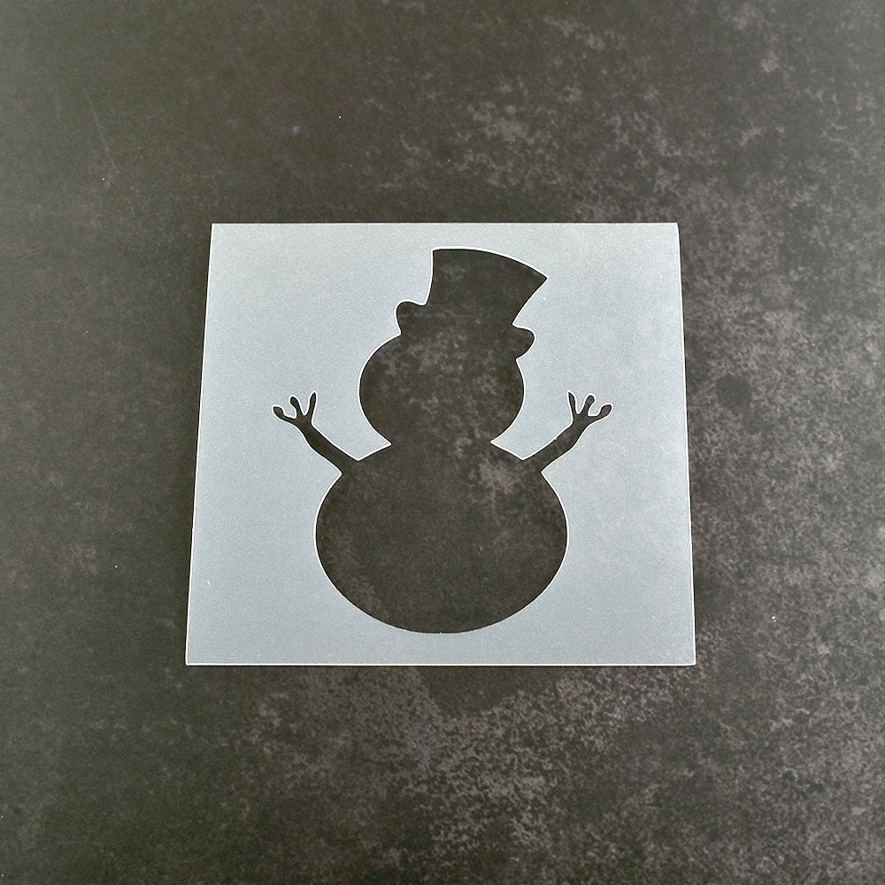 Snowman Stencil