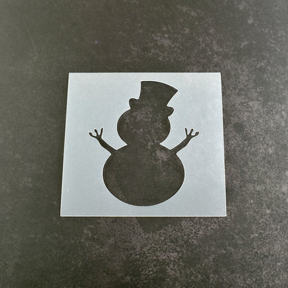 Snowman Stencil