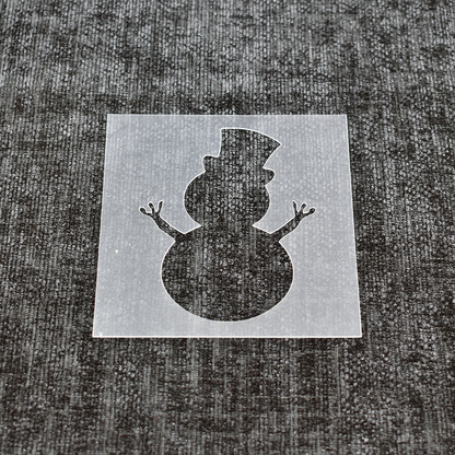 Snowman - Reusable Christmas Stencil