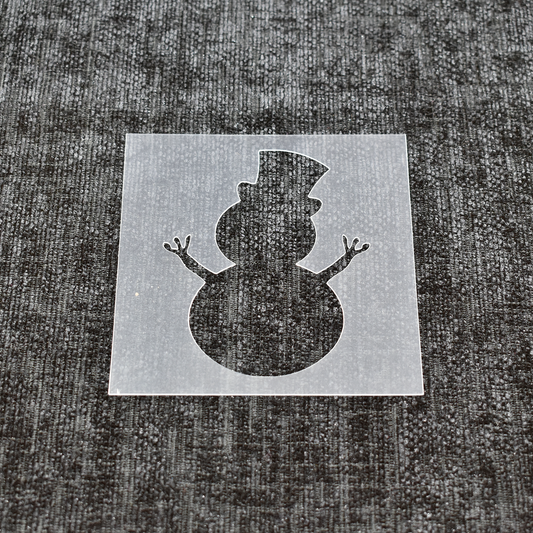 Snowman Stencil