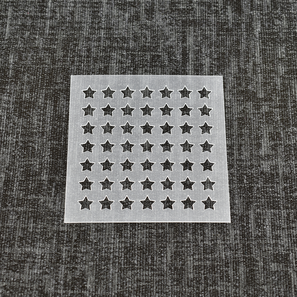 Stars - Design 1 - Reusable Pattern Stencil