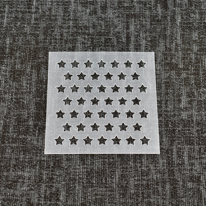 Stars - Design 2 - Reusable Pattern Stencil