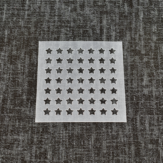 Stars Pattern Stencil - Design 1