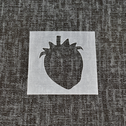 Strawberry - Reusable Fruit Stencil