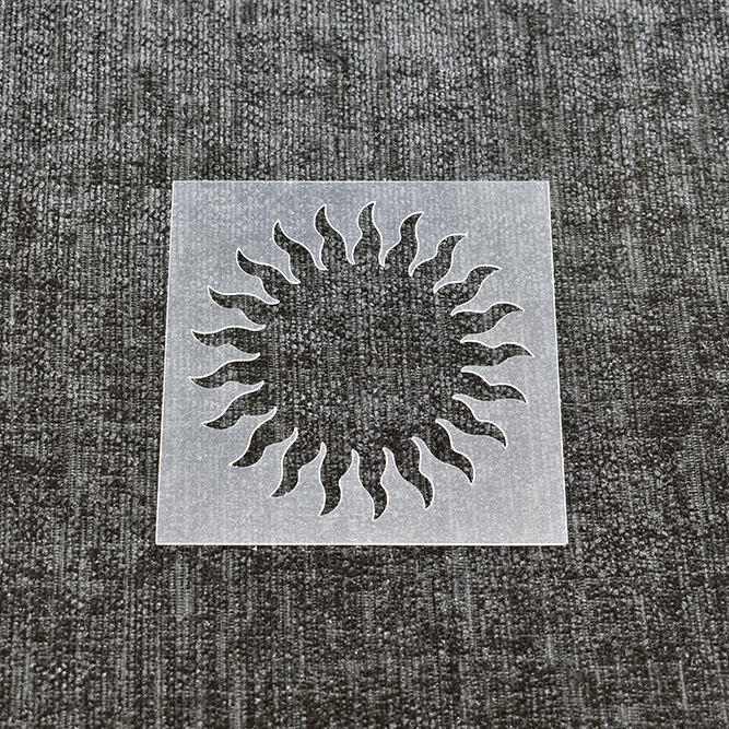 Sun - Reusable Shape Stencil