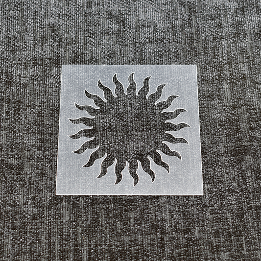 Sun - Reusable Shape Stencil