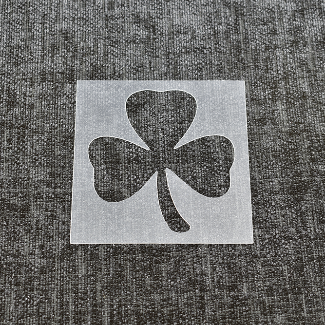 Three Leaf Clover Stencil