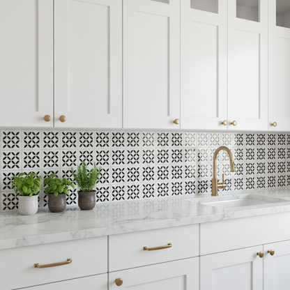 Tile Stencil - Design 02 - Kitchen Sink