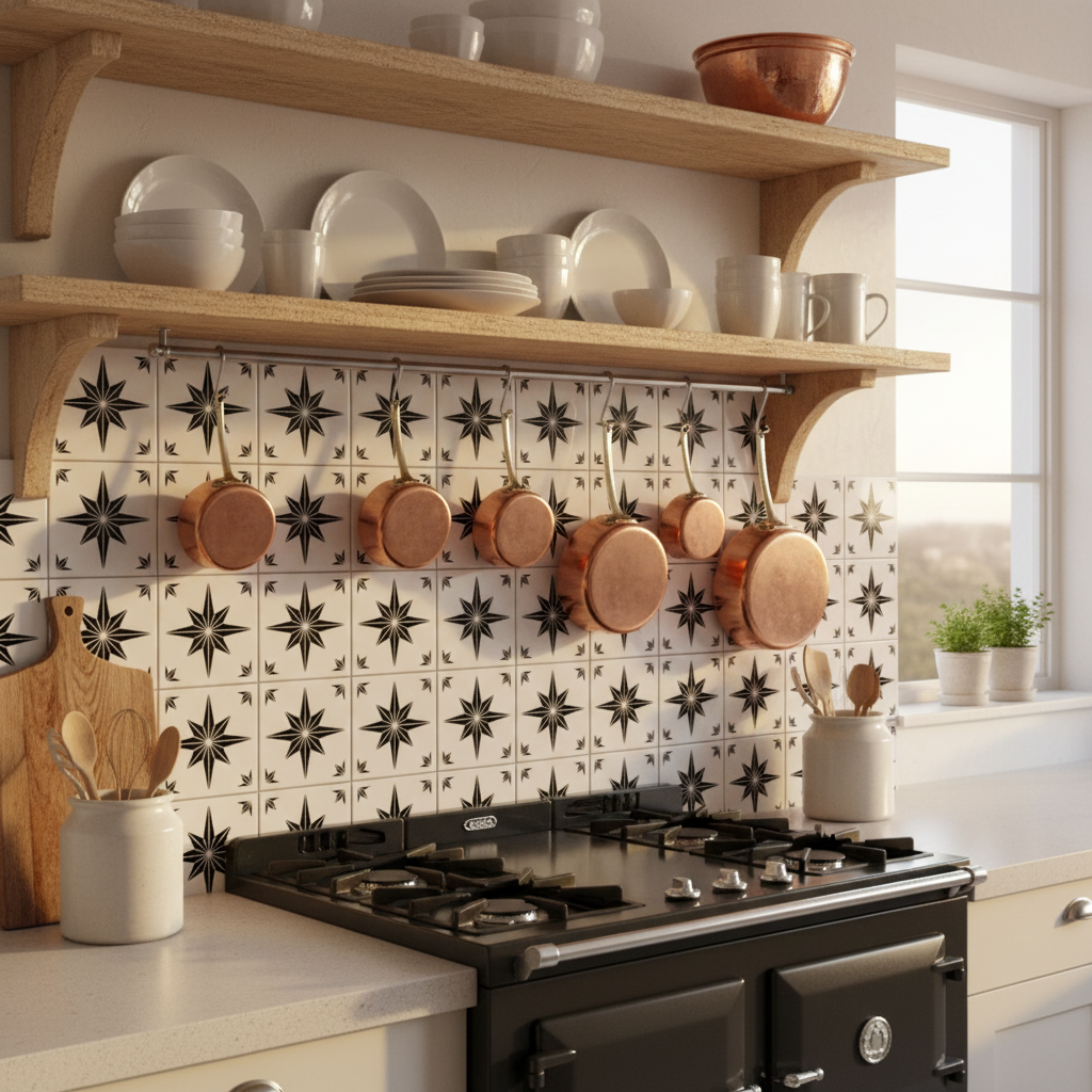 Tile Stencil - Design 04 - Backsplash