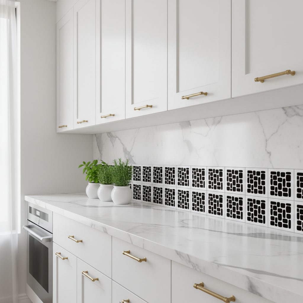 Tile Stencil - Design 05 - Kitchen Sink