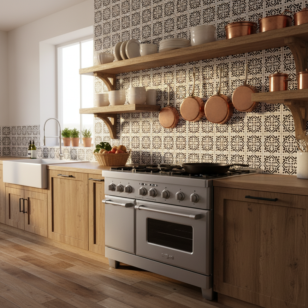 Tile Stencil - Design 07 - Backsplash