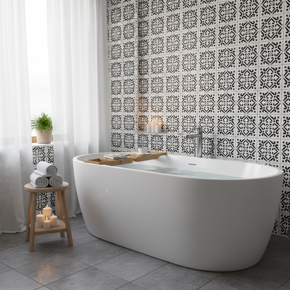 Tile Stencil - Design 07 - Bathroom Wall