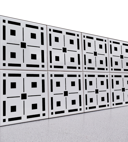 Tile Stencil - Design 09