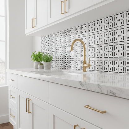 Tile Stencil - Design 09 - Kitchen Sink