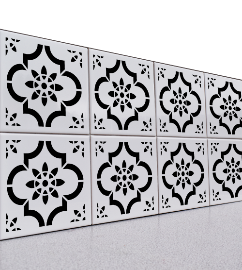 Tile Stencil - Design 10