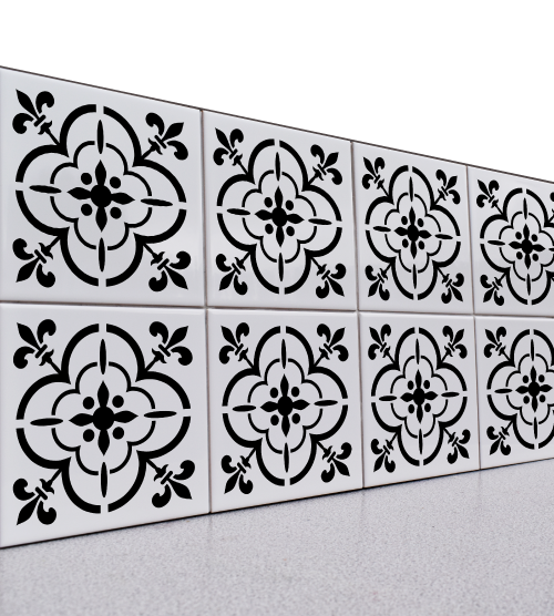 Tile Stencil - Design 12