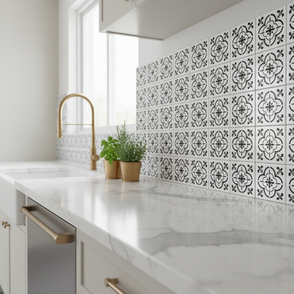 Tile Stencil - Design 12 - Kitchen Sink