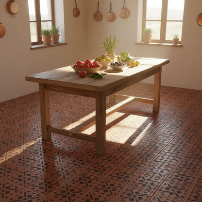 Tile Stencil - Design 13 - Kitchen Floor
