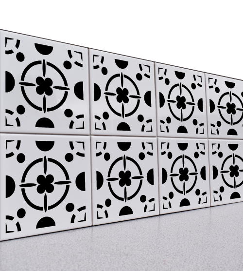 Tile Stencil - Design 14