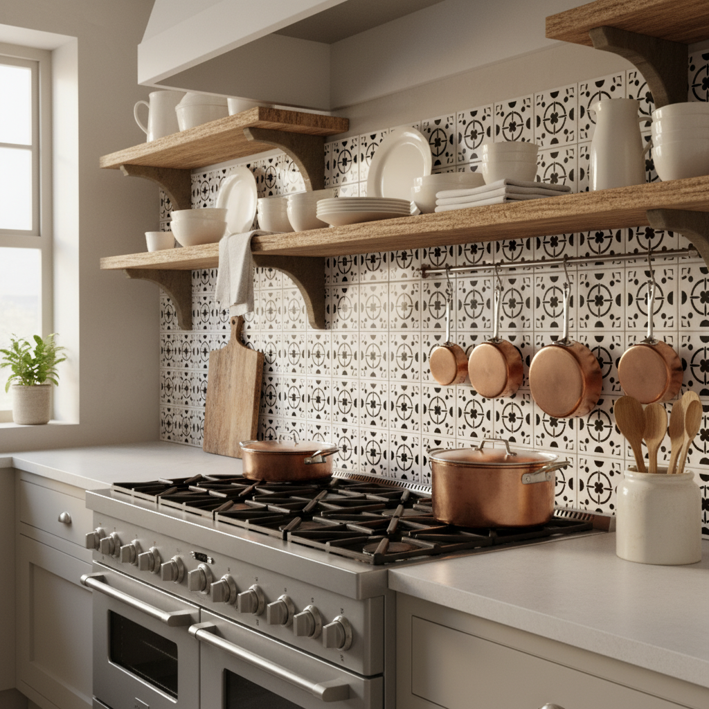 Tile Stencil - Design 14 - Backsplash