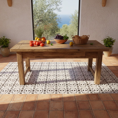 Tile Stencil - Design 14 - Kitchen Floor