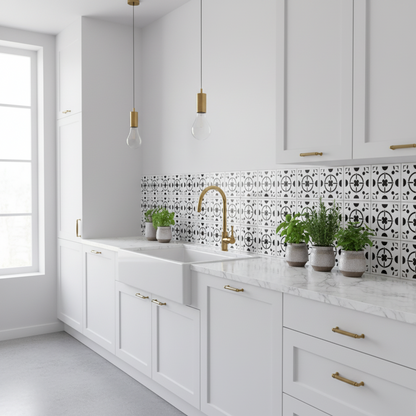 Tile Stencil - Design 14 - Kitchen Sink