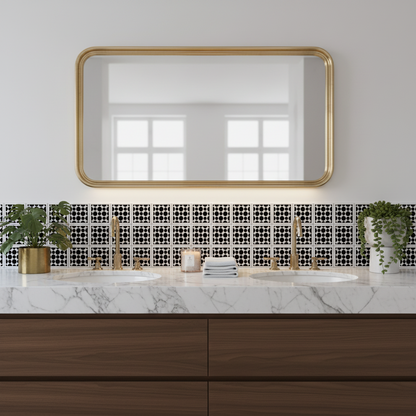 Tile Stencil - Design 15 - Bathroom Sink